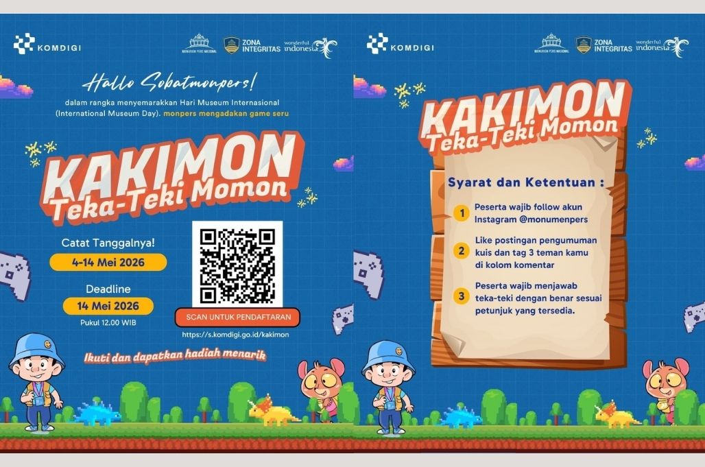 Monumen Pers Nasional Hadirkan Games Edukatif “Teka-Teki Momon (KAKIMON)” untuk Tingkatkan Literasi Digital dan Edukasi Sejarah Pers
