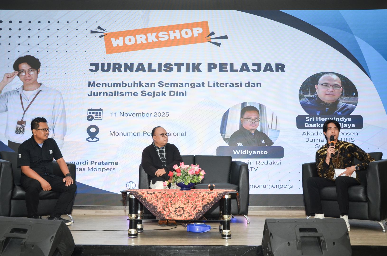 Monumen Pers Nasional Tanamkan Semangat Literasi Lewat Workshop Jurnalistik Pelajar