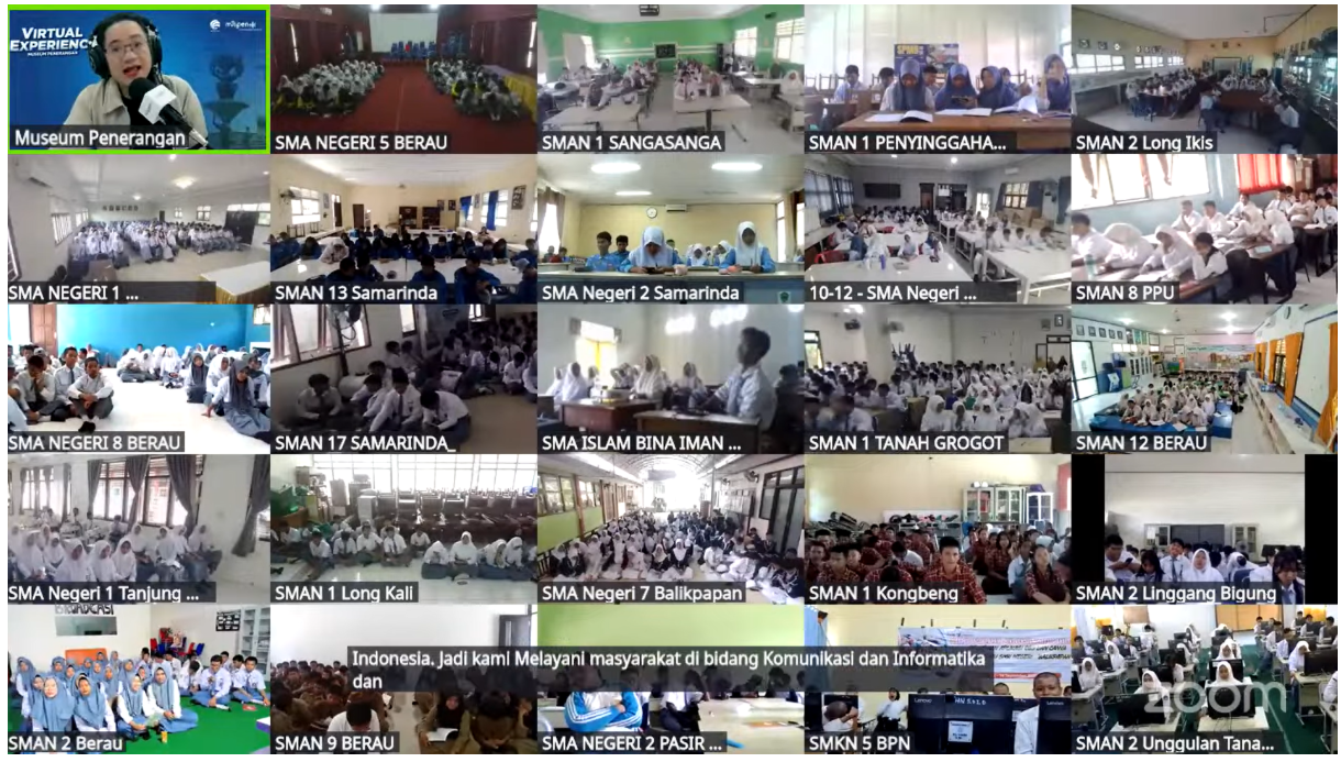 Virtual Experience Museum Penerangan Terus Berlanjut, Tahun 2025 Berkolaborasi dengan Forum Balai Teknologi Komunikasi dan Informasi Pendidikan